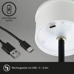 Lampe LED Kiki Batterie RGBW, Noire -Déco Lumière Soldes 10015126 5