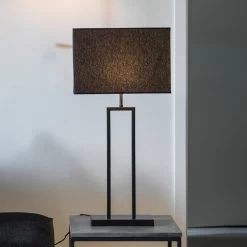 PR Home Rod Lampe à Poser Entièrement Noire