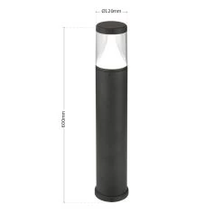 Borne LED Midnight, Diffuseur Anti-UV, IP65 10 Borne LED Midnight, Diffuseur Anti-UV, IP65 -Déco Lumière Soldes 10015813 3