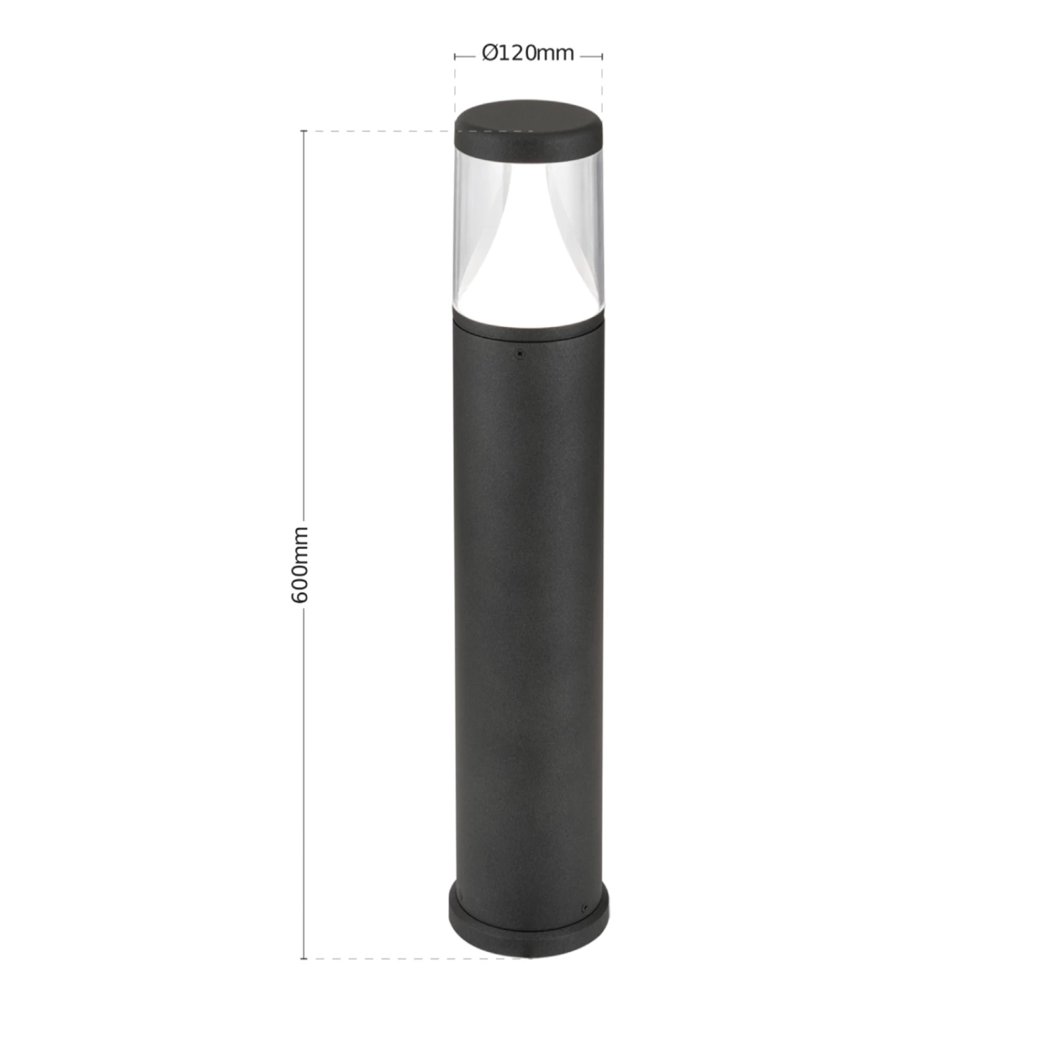 Borne LED Midnight, Diffuseur Anti-UV, IP65 4 Borne LED Midnight, Diffuseur Anti-UV, IP65 – Image 4