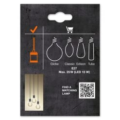 LEDVANCE Vintage 1906 Bobbin Suspension, Grise -Déco Lumière Soldes 10016889 3