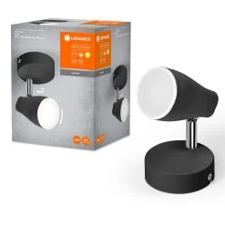 LEDVANCE Pear Spot Saillie LED GU10 1 Lampe Noir 5 LEDVANCE Pear Spot Saillie LED GU10 1 Lampe Noir -Déco Lumière Soldes 10016991 2