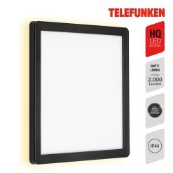 Telefunken Applique D’extérieur LED Nizza, 25x25 cm, Noire -Déco Lumière Soldes 10017141 3