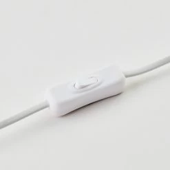 BRILLIANT Lampe De Table Ilysa, Tissu Gris, Céramique Blanc -Déco Lumière Soldes 10017820 4