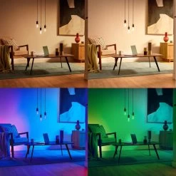 WiZ ST64 Ampoule Filament LED WiFi E27 6,3 W RGBW -Déco Lumière Soldes 10018015 5