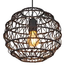 Globo Suspension Senni, Noir, Ø 29 Cm -Déco Lumière Soldes 10018033 3