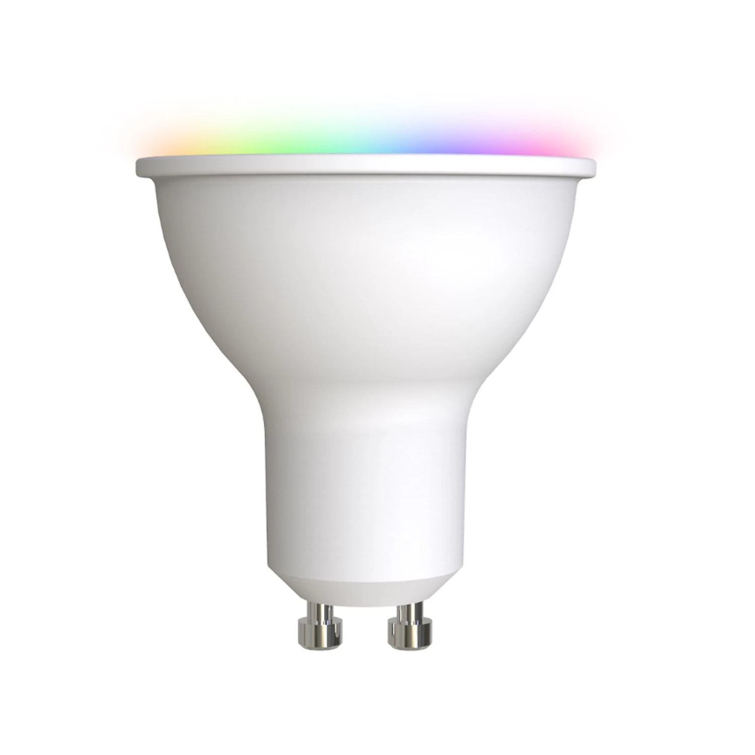 Prios LED-GU10 Plastique 4,7W RGBW WiFi Opale 3x 2 Prios LED-GU10 Plastique 4,7W RGBW WiFi Opale 3x – Image 2