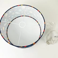 Suspension Espace Avec Abat-jour En Tissu 9 Suspension Espace Avec Abat-jour En Tissu -Déco Lumière Soldes 10018236 4