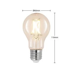 Ampoule LED E27 6W 2 700K Filament Dimmable 3x -Déco Lumière Soldes 10018263 2