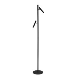 Lampadaire LED Streak, à 2 Lampes, Dim, Noir