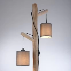 Lampe Sur Pied Green Tribu Avec Abat-jour Papier -Déco Lumière Soldes 10019391 4