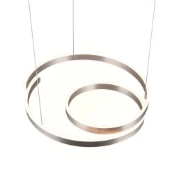 Suspension LED Marnie, Switch-dim, Aluminium 7 Suspension LED Marnie, Switch-dim, Aluminium -Déco Lumière Soldes 10020187 2