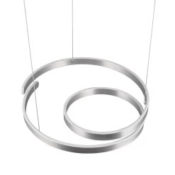 Suspension LED Marnie, Switch-dim, Aluminium 8 Suspension LED Marnie, Switch-dim, Aluminium -Déco Lumière Soldes 10020187 3