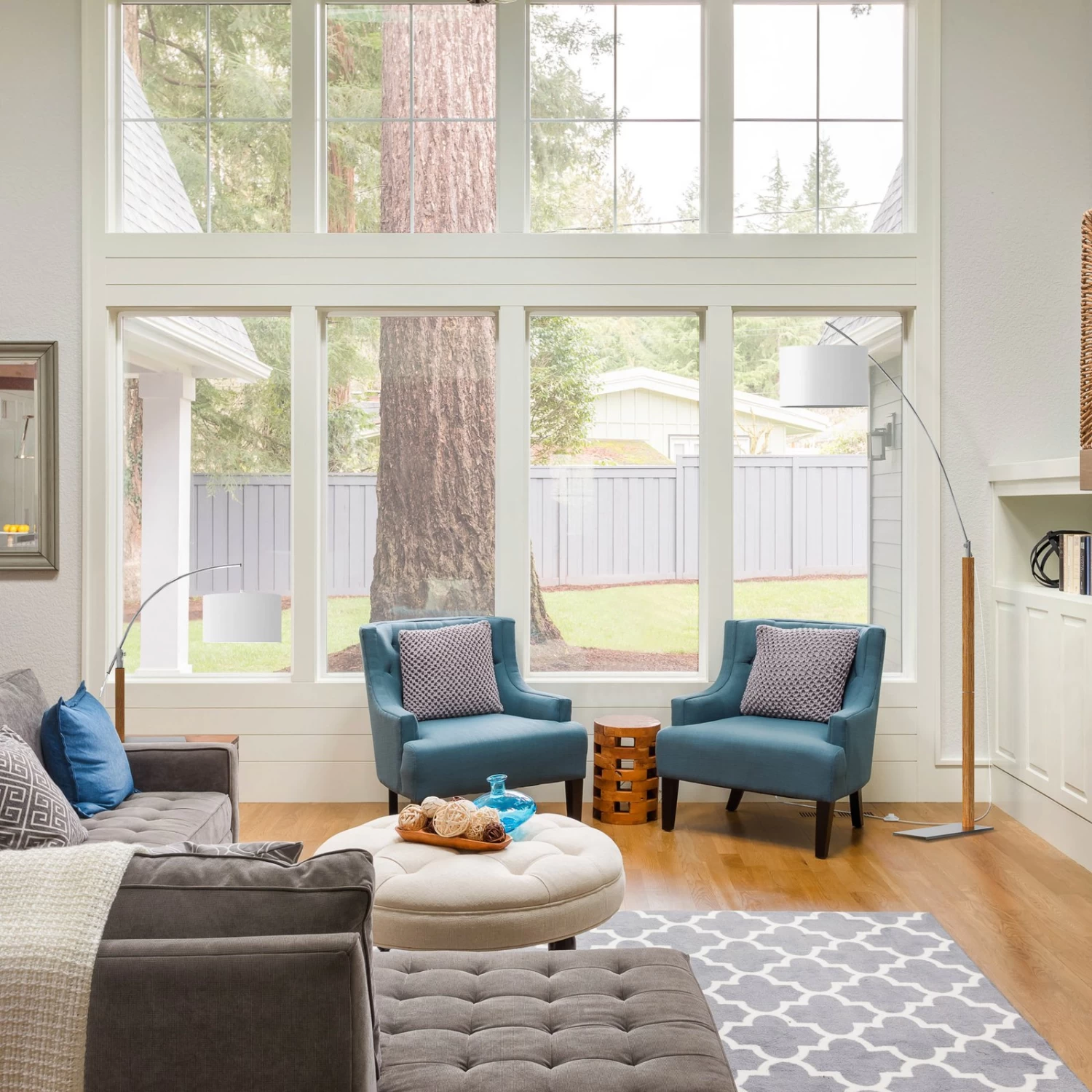 Aluminor Rainbow Lampadaire Chêne Clair/chromé 2 Aluminor Rainbow Lampadaire Chêne Clair/chromé – Image 2