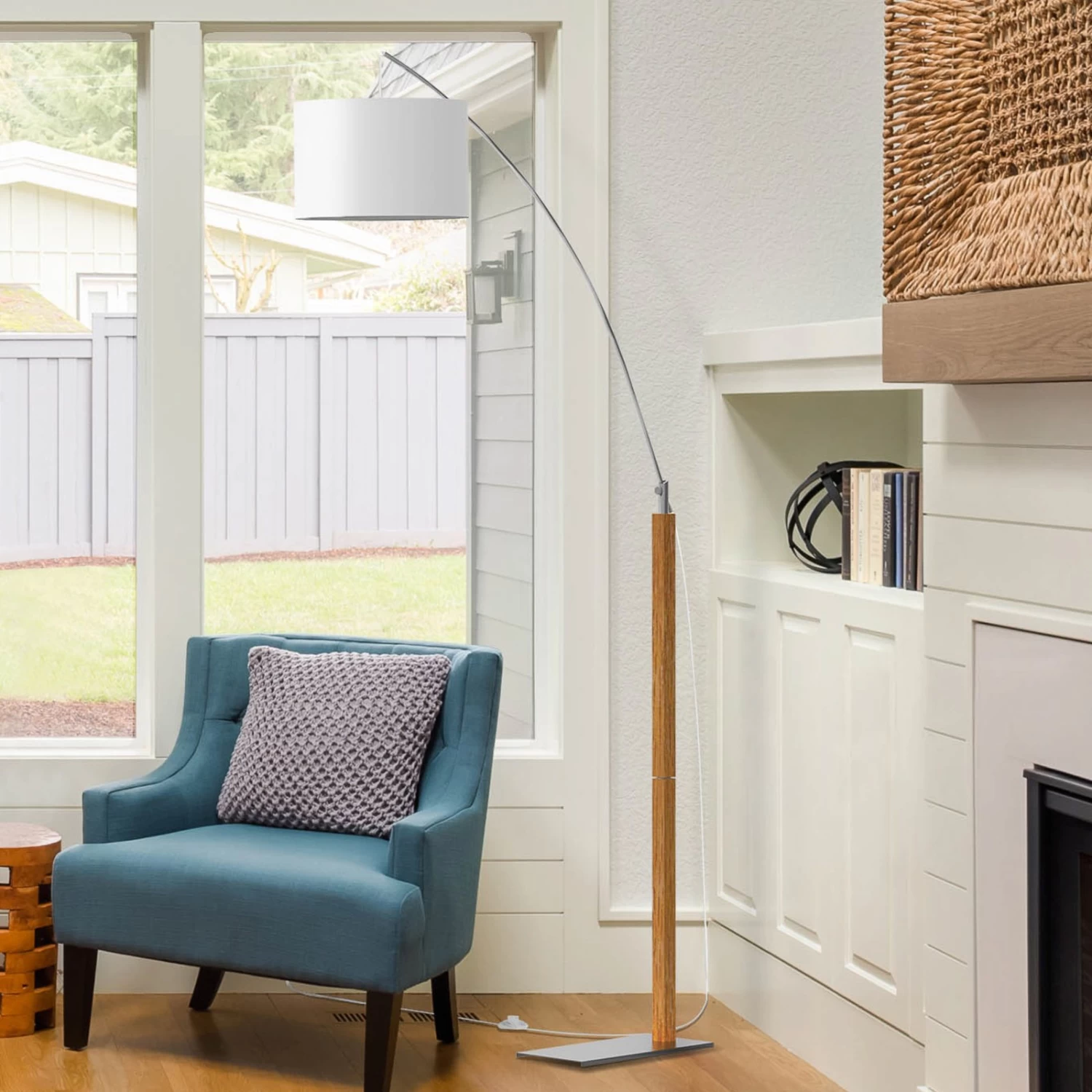 Aluminor Rainbow Lampadaire Chêne Clair/chromé 1 Aluminor Rainbow Lampadaire Chêne Clair/chromé