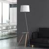 Aluminor Trio Lampadaire Avec Tablette Et USB