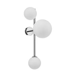 Applique Dione à Trois Lampes, Chromée -Déco Lumière Soldes 1078084 4