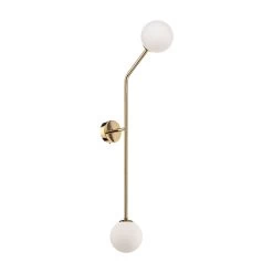 Applique Pure, 2 Lampes, Dorée, Verticale -Déco Lumière Soldes 1078145 2