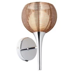 BRILLIANT Applique Relax En Bronze Et Chromé