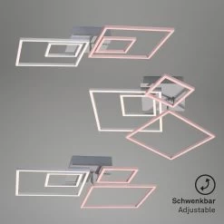 Plafonnier LED Frames 2 Petits Carrés Et 2 Grands -Déco Lumière Soldes 1510598 5