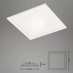 Plafonnier LED Lien, Dimmable, CCT, 29,5x29,5 cm -Déco Lumière Soldes 1510809 4