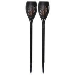 Star Trading Lampe Sur Piquet Solaire LED Flame, Lot De 2 -Déco Lumière Soldes 1523842 2
