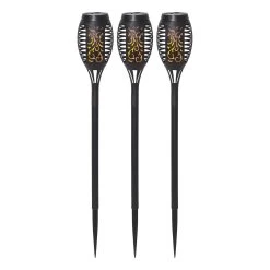 Star Trading Lampe Solaire LED Flame Mini En Lot De 3 -Déco Lumière Soldes 1527198 5