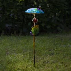 Star Trading Lampe Solaire LED Salona éléments Déco, Bleu/vert