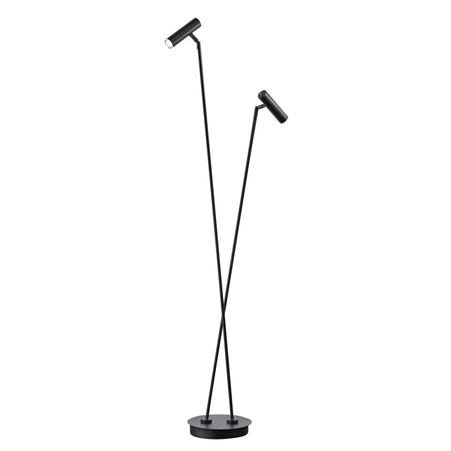 Lampadaire LED Tom, à 2 Lampe, Noir 2 Lampadaire LED Tom, à 2 Lampe, Noir – Image 2