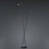 Lampadaire LED Tom, à 2 Lampe, Noir