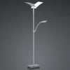 Lampadaire LED Dual Avec Liseuse, Nickel