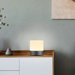 BANKAMP Button Lampe Table LED H18,5 cm Anthracite 8 BANKAMP Button Lampe Table LED H18,5 cm Anthracite -Déco Lumière Soldes 1572184 3