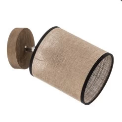 Applique Murale Tubo, Pin, Abat-jour Tissu, Beige 12 Applique Murale Tubo, Pin, Abat-jour Tissu, Beige -Déco Lumière Soldes 1573506 3