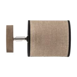 Applique Murale Tubo, Pin, Abat-jour Tissu, Beige 13 Applique Murale Tubo, Pin, Abat-jour Tissu, Beige -Déco Lumière Soldes 1573506 4