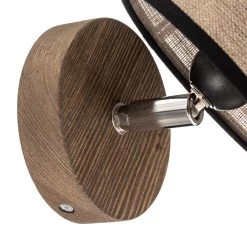 Applique Murale Tubo, Pin, Abat-jour Tissu, Beige 15 Applique Murale Tubo, Pin, Abat-jour Tissu, Beige -Déco Lumière Soldes 1573506 6