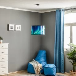 Suspension Print L Ciel, Aurore Polaire Turquoise -Déco Lumière Soldes 2616214 2