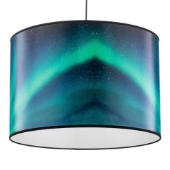 Suspension Print L Ciel, Aurore Polaire Turquoise -Déco Lumière Soldes 2616214 4