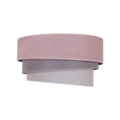 Plafonnier Pastell Trio Ø60cm Rose/gris/gris Clair -Déco Lumière Soldes 2616501 2