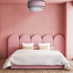 Plafonnier Pastell Trio Ø60cm Rose/gris/gris Clair -Déco Lumière Soldes 2616501 3