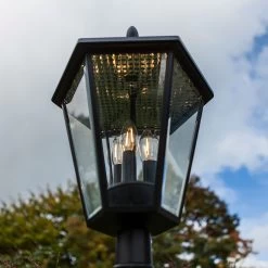 Candélabre Solaire London à Ampoules LED Retrofit -Déco Lumière Soldes 3006680 3