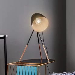 EGLO Lampe Trépied Chester, Style Vintage