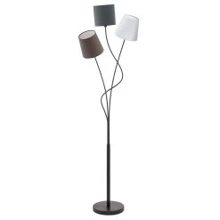 EGLO Lampadaire Maronda Avec Trois Abat-jour En Tissu 8 EGLO Lampadaire Maronda Avec Trois Abat-jour En Tissu -Déco Lumière Soldes 3032291 3