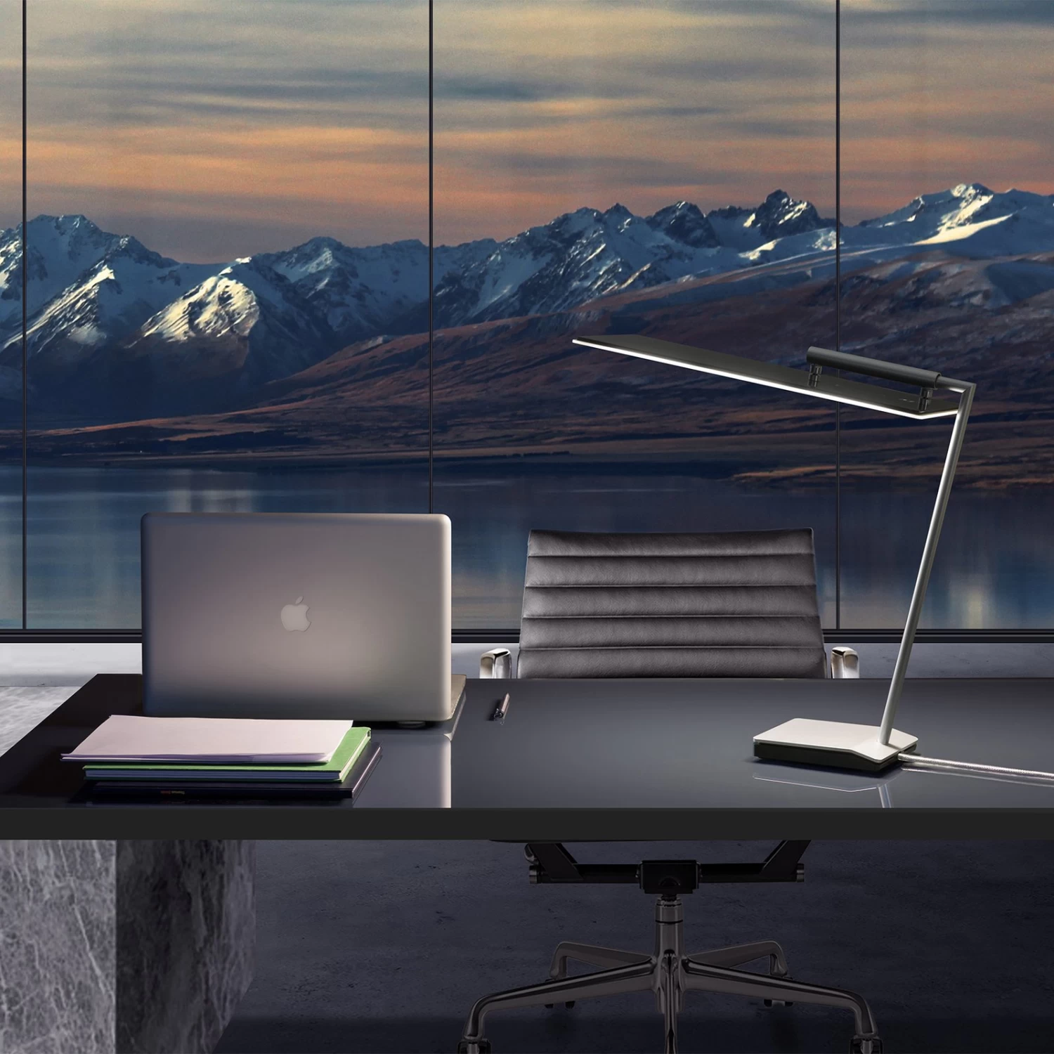 Lampe De Bureau OLED Noire OMLED One D3 4 Lampe De Bureau OLED Noire OMLED One D3 – Image 4