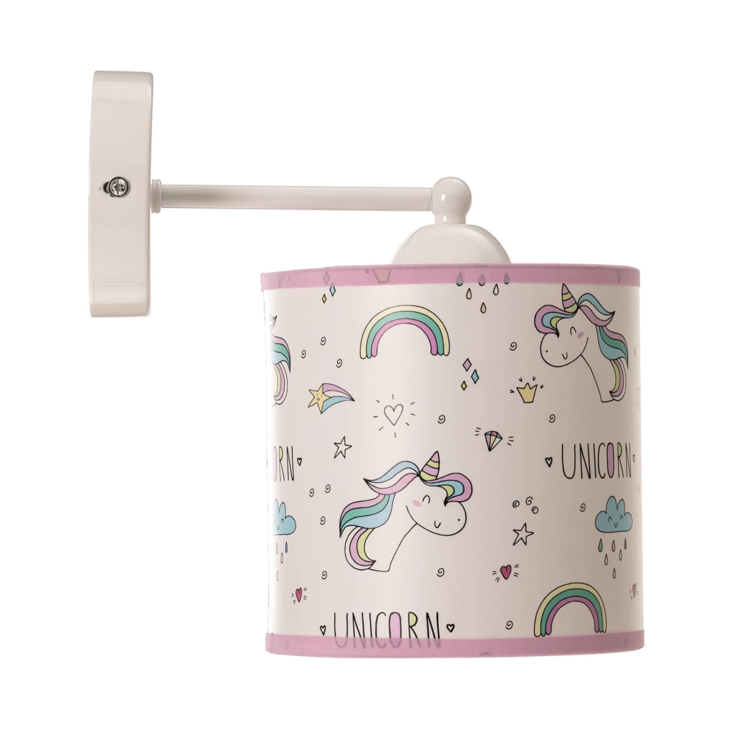 Applique Unicorn, Blanche, Avec Motif Licorne 5 Applique Unicorn, Blanche, Avec Motif Licorne – Image 5