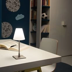 Lampe à Poser LED Lucy Variateur Tactile, Chromée -Déco Lumière Soldes 3502724 2