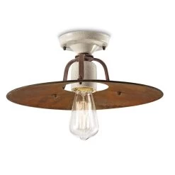 Plafonnier Riccardo à Abat-jour En Métal, 40 cm