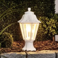 Borne Lumineuse LED Mikrolot Anna, E27, Blanc