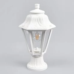 Borne Lumineuse LED Mikrolot Anna, E27, Blanc -Déco Lumière Soldes 3538049 3