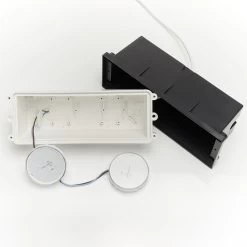 Applique LED Encastrable Leti 300 Square Noire CCT -Déco Lumière Soldes 3538221 2