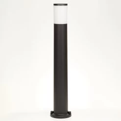 Borne Lumineuse LED Amelia E27 CCT, Noire -Déco Lumière Soldes 3538246 2